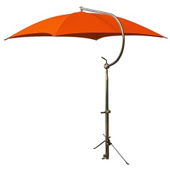 UTA0476   Orange 1 Post Umbrella